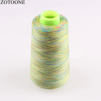 Stroj Priemyselné Šijacie Nite Cievka Rainbow Polyesterová šijacia niť Multicolor Šitie Suppiles 3000Y/Spool 40./2SE0017C4