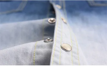 Suehaiwe Značky tričko muži fashion jeans tričko mužov čistej bavlny denim tričko mužov jarné pánske tričko camisa masculina košieľka 3XL