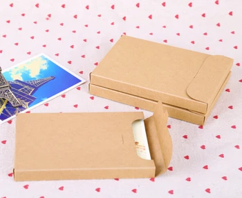 Sulfátový Papier Box Obálky pre Pozvánka List Balenie Darčekové Pohľadnice Pohľadnicu Foto Boxy 30pcs