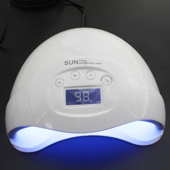 SUN5 Plus 48 W UV LED Lampa na Nechty, Droger LED Dual Handen Nechtov Lampa Vytvrdzovania Voor UV Gél Nagellak Splnené, LCD, Časovač, Displej, Senzor