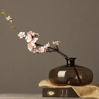 Super Krásne Umelé Kvety Pastoračnej Obývacia Izba Ozdobné Falošné Kvety Tradičnej Čínskej Štýl Hodváb Slivkové Kvety
