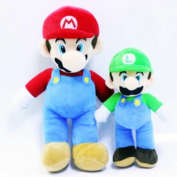 Super Mario Brothers Bábika Mario Plnené Plyšové Hračky Bábiky Vankúš Chidren Bábiku na Darčeky