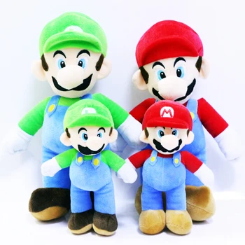Super Mario Brothers Bábika Mario Plnené Plyšové Hračky Bábiky Vankúš Chidren Bábiku na Darčeky