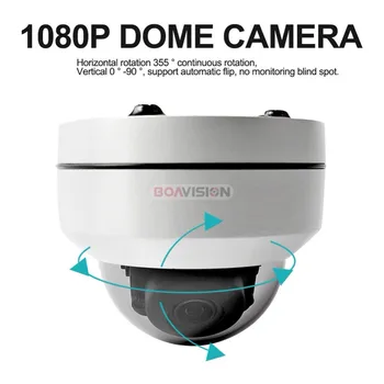 Super Mini PTZ IP Kamera HD 1080P / 5MP Dome Vonkajšie anti-Vandal 2MP KAMEROVÝ Bezpečnostný PTZ Kamery 3X Motorový Zoom IR 20M P2P
