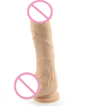 Super Obrovský Realistické Silikónové Dildo , Dlhé Značky Penis + Silnú prísavku, Hrubé Dilda kohút sex produkty sexuálne hračky pre ženy