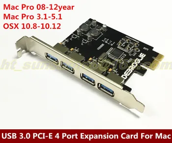 Super-Speed 4 Porty USB 3.0 PCIe slot karty PCI Express Rozširujúcej Karty pre PCI-E x1/x4/x8/x16 Počítač PC