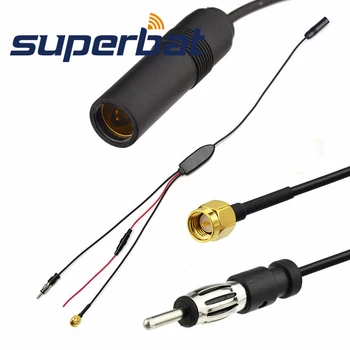 Superbat FM/AM, aby FM/AM/DAB autorádia leteckých converter/splitter, s SMA Konektor pre Auto DAB