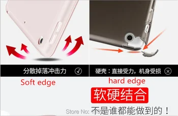 SUREHIN pekný kožený kryt pre ipad mini 1 2 3 rukáv pevný tpu silione soft edge smart case pre apple ipad mini 3 2 1 kryt