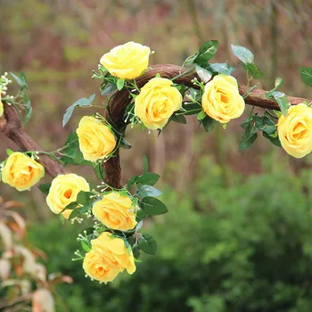 Svetlé Farby Simulácia ruže falošné hodvábneho kvetu plastové kvet domácnosť, dekorácie festival závesné dekoratívne kvety