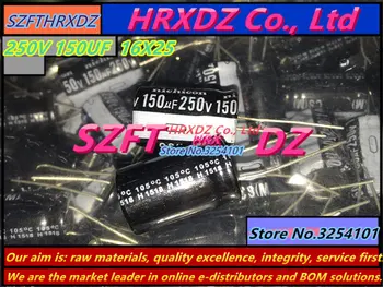SZFTHRXDZ 20PCS 250V 150UF 16X25 elektrolytický kondenzátor 150UF 250V 16*25