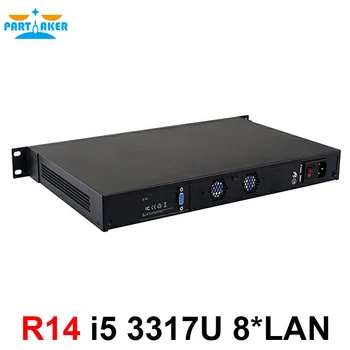 Súčasné obrady R14 8*Intel 82574L Gigabit Ethernet Router Server VPN Firewall Spotrebič s i5 3317 procesor