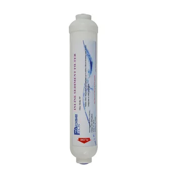 T33 Polypropylén Inline Sediment Vodné filtre pre chladničky/RO Systém ,10in. L x 2in. OD