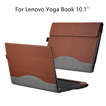 Tablet Notebook Kryt Pre Lenovo Yoga Knihy 10.1 palcový Rukáv Prípade PU Kožené Ochranné Kože Pre Lenovo Yogabook Protector
