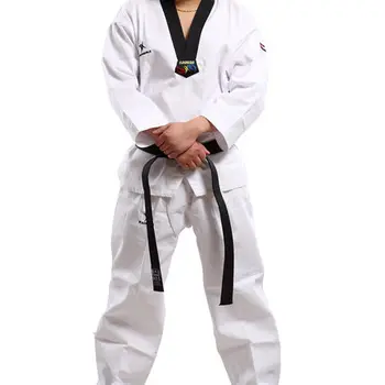 Taekwondo pás farebné biela žltá červená zelená čierna profesionálne divisa úrovni tkd Bojové Umenie Karate Judo2.5M