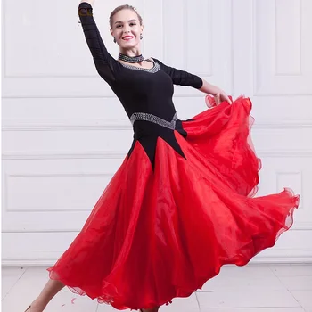Tanečná sála šaty predaj valčík tanečné šaty Sála tanečný kostým svetelný kostýmy štandardné šaty fringe sála súťaže ša