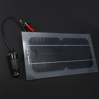 Taotuo 18V 5.5 W Solárny Panel Monokryštalické Ukladanie Sime-Flexibilný pre RV Cestovanie Loďou Auto Portable s rozhraním USB Solárne Panely