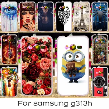 TAOYUNXI TAOYUNXI Telefón Prípadoch Pre Samsung Galaxy ACE 4 NXT G313 G318H 4.0 inch G313H Kryt DIY Hard Silikónové Plastické Shell Kapucňou