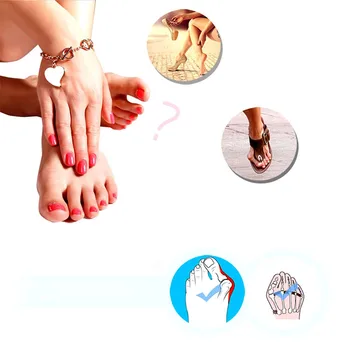 * Tcare 1 Pár nohy prsty Prst Oddeľovač palec valgus chránič Bunion nastavovač Stráže Nohy Kosti Zdravotnej Starostlivosti Traky & Podporuje
