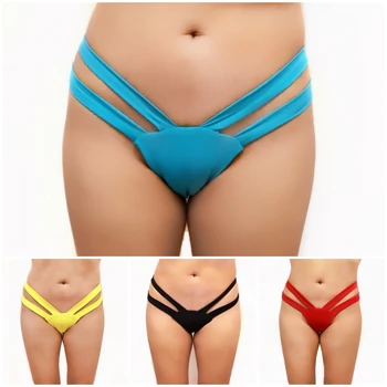 TDFunlive 2017 Nové Dámske Sexy Bikini Bottom Brazílsky Pokrytie Plavky, Spodná Klasický Strih Dna remeň tanga nohavičky biefs