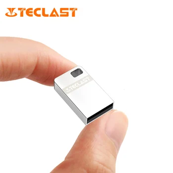 Teclast USB Flash Disk kl ' úč 8GB, 16GB USB kľúč Kovové Striebro Nepremokavé Pamäť 16gb vlastný DIY Pre Počítač Tablet U Diskov