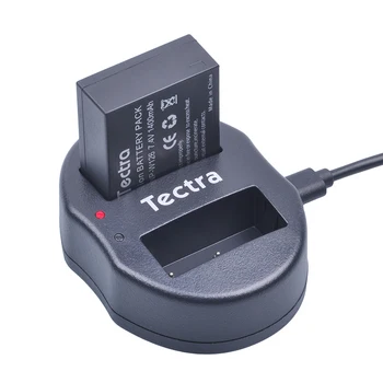 Tectra 4Pcs NP-W126 Li-ion Batéria +USB Duálna Nabíjačka a NAPÁJACÍ Adaptér pre Fujifilm FinePix HS30EXR HS33EXR HS50EXR X-A1 X-E1 X-E2