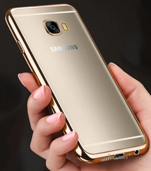 Telefón puzdro Pre Samsung Galaxy A5 2017 Prípade Lode Crystal Gumy Jasné Prípade Kremíka Mäkké TPU Kryt Pre Samsung A5 A3, A7 A2017