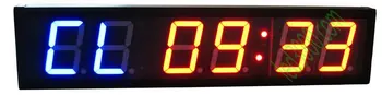 TELOCVIČŇA Časovač veľká veľkosť muti-funkcia časovač led hodiny 4 cm výška znakov športové merače doprava zadarmo