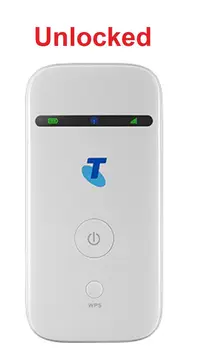 TELSTRA 3G Wifi Modem MF65 Bezdrôtový Prenosný Pripojí 5 zariadení BIELA