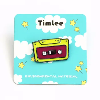 Timlee X204 Cartoon Magnetické Pásky Kovový Dizajn Brošňa Kolíky Darček Veľkoobchod