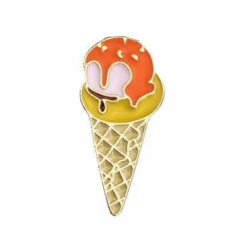 TimLeeX309 Karikatúra Roztomilý Ice Cream Kovové Brošňa Kolíky Zaujímavé Malé Doplnky, Dekorácie, Darčeky Veľkoobchod