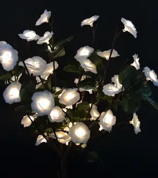 Timmer Typ Batérie LED Kvet Ruže Kvet Pobočky svetla 20 