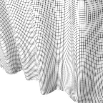 Tkaniny Polyester-Biele Kockované Nepremokavé Sprchový Záves Zahustiť Sprchový Záves Kúpeľňa Záclony Veľkosť 180x180cm