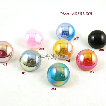 Tlačidlá dodávky 14 mm farebné crystal (Taiwan Vrták) akryl tlačidlá na tričko, alebo dekorácie