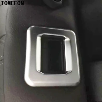 TOMEFON Pre PEUGEOT 308 2016 ABS Chrome Zadné Sedadla Swtich Tlačidlo Gombík Výbava Auta Auto Sedan Kryt Styling 2ks
