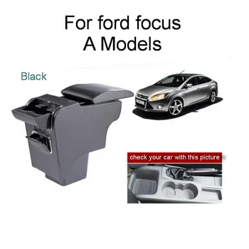 Tonlinker 1 KS Auto úprava opierke úložný box Chróm Styling Výstroj pozíciu samolepky pre Ford focus fiesta ecosport