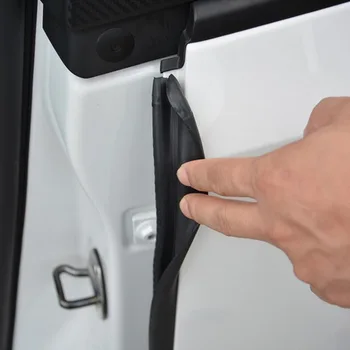 Tonlinker 2 ks DIY ABS plast Auto styling Zvukotesné dvere B pilier tesniace pásy Kryt Prípade Samolepky Pre Volkswagen POLO