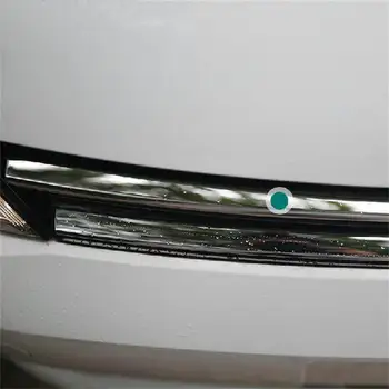 Tonlinker 2 KS DIY auto styling nehrdzavejúcej ocele siete predné svetlo pásy kryt prípade Nálepky na NOVÝ VW GOLF 7 príslušenstvo