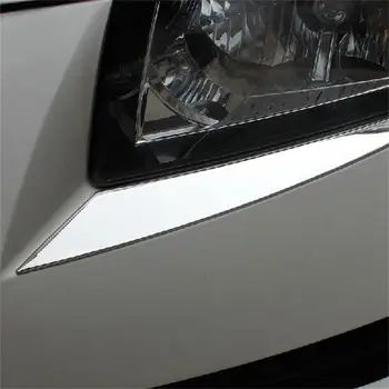Tonlinker 2 KS DIY Nehrdzavejúcej Ocele Svetlometu Obočia, Zvýraznenie Prípade Samolepky pre Chevrolet Cruze 2009-14 Diely Príslušenstvo