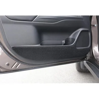 Tonlinker 4 Ks DIY Auto Styling polyester Dvere anti-kick pad nálepku Krytu Prípade nálepky na Mitsubishi Outlander 2013-16
