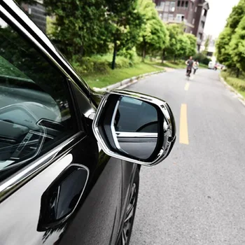 Tonlinker Kryt Nálepky na Honda CRV 2017-18 Auto Styling 2 KS ABS Spätné zrkadlo Dažďový obočie dekorácie kryt nálepky