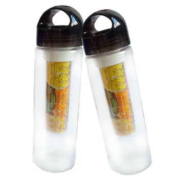 Top Predaj 700ML BPA Free Plast Ovocie Infuser Fľaša na Vodu S Filtrom Nepresakuje Šport, Turistiku, Camping Nápojov Šejkra Fľaše