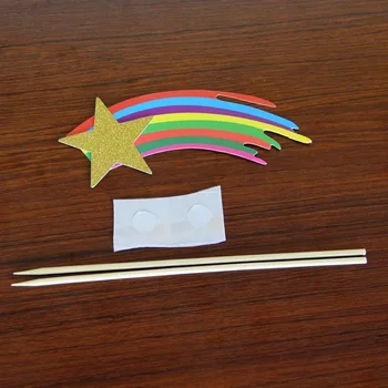 Tortu mulčovače padajúce hviezdy rainbow papier karty banner pre Cupcake Wrapper do Pečiva Pohár narodeniny tea party, svadobné dekorácie Wh