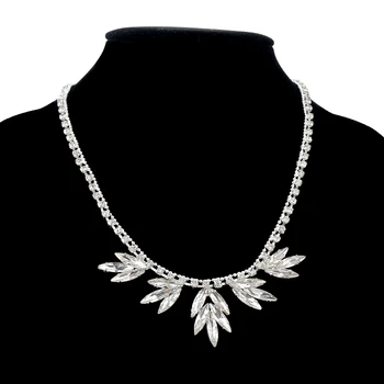 TOUCHEART módne crystal náhrdelníky pre ženy vyhlásenie drahokamu náhrdelníky, prívesky, Strieborná farba reťazí šperky SNE150803
