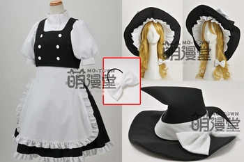 Touhou Projekt Série Marisa Kirisame Slúžka Šaty cos čarodejnice Cosplay Kostým Halloween kostým pre ženy