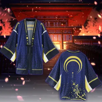 Touken Ranbu Online Župany Šifón Pyžamo Peleríny Mikazuki Munechika Cosplay Kostýmy Yukata Kabát Bežné Topy Plus veľkosť