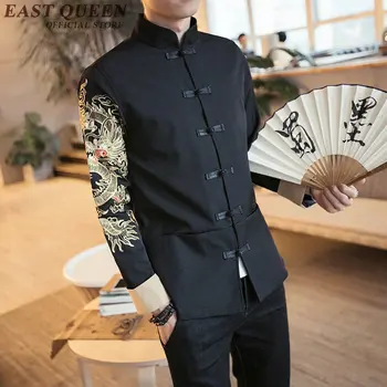 Tradičné čínske oblečenie bruce lee jednotné čínske tradičné oblečenie pre mužov 2017 nové pánske čínske oblečenie AA1893