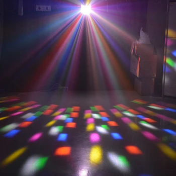 TRANSCTEGO Led Fáze Lampa Laserové Svetlo DMX 24W 14 8 Režimov Farieb, Disco Svetlá DJ Bar Lampa Zvuk, Ovládanie Hudby Fáze Lampy