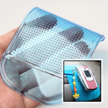 Transparentné Blue Magic Sticky Mat Auto Tabuli Proti Sklzu Pad pre Mobilné Telefóny, Automobily Mobilephone Non-slip Jelly Držiteľ