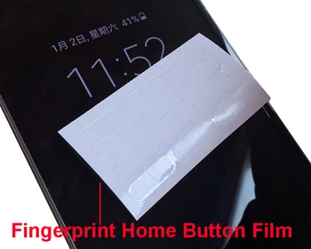Transparentné Identifikáciu Odtlačkov prstov Chránič Fólia Pre SAMSUNG Galaxy S7/S7Edge/S6/S6 Okraji+ Odtlačkov prstov Tlačidlo Domov Nálepky
