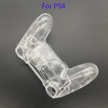 Transparentné Náhradné Bývanie Predné Shell Časť Radič Chránič pre PlayStation 4 PS4 Radič